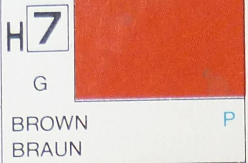 COLORI MODELLISMO BROWN GLOSS ml 10 Pz.6 GUNZE GU0007
