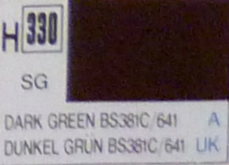 COLORI MODELLISMO DARK GREEN SEMI-GLOSS ml 10 Pz.6 GUNZE GU0330