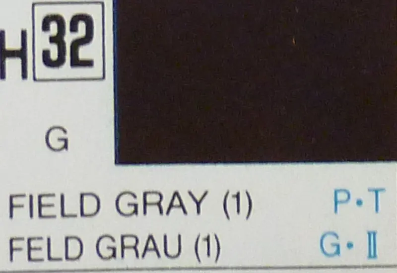 COLORI MODELLISMO FIELD GRAY GLOSS ml 10 Pz.6 GUNZE GU0032
