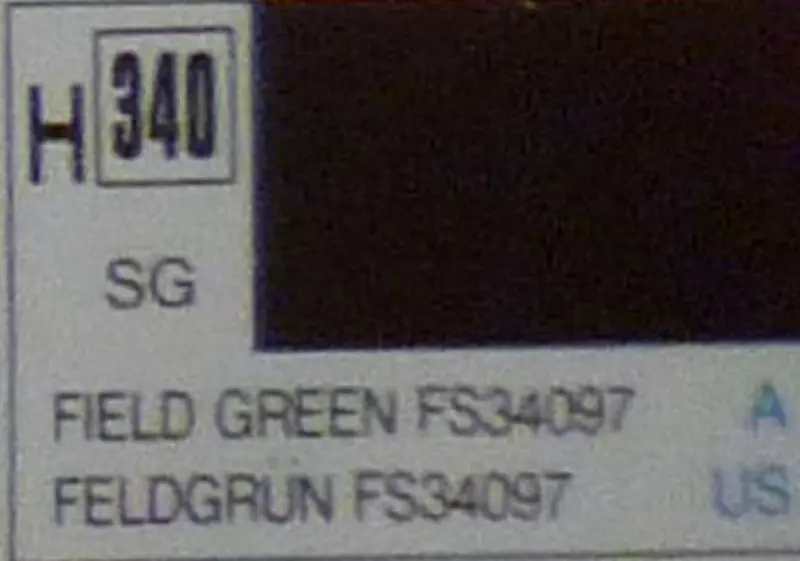 COLORI MODELLISMO FIELD GREEN SEMI-GLOSS ml 10 Pz.6 GUNZE GU0340