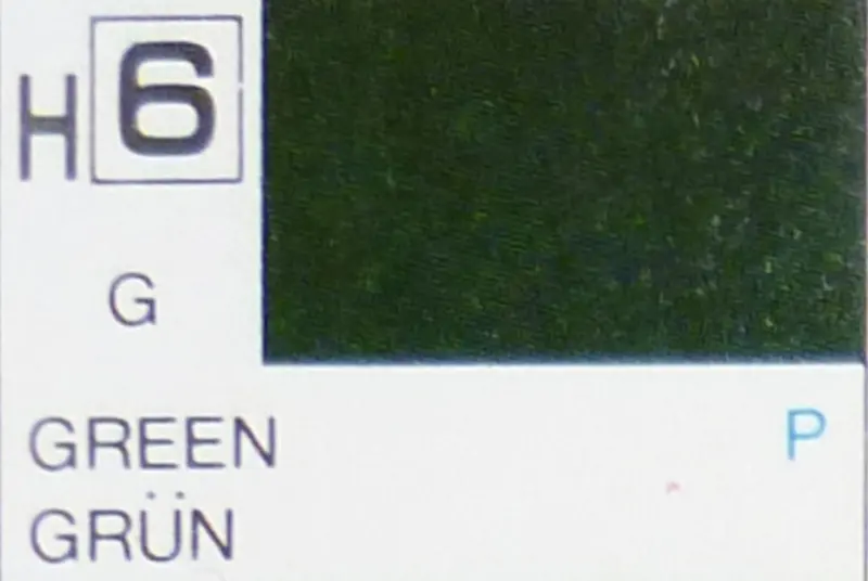 COLORI MODELLISMO GREEN GLOSS ml 10 Pz.6 GUNZE GU0006