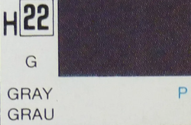 COLORI MODELLISMO GREY GLOSS ml 10 Pz.6 GUNZE GU0022