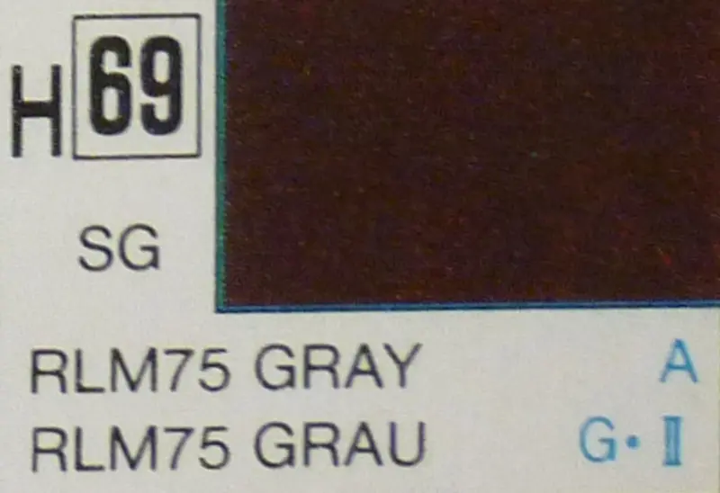 COLORI MODELLISMO GREY SEMI-GLOSS ml 10 Pz.6 GUNZE GU0069