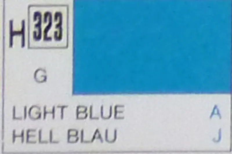 COLORI MODELLISMO LIGHT BLUE GLOSS ml 10 Pz.6 GUNZE GU0323