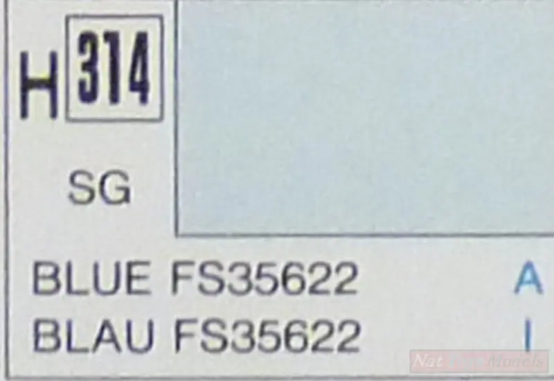 COLORI MODELLISMO LIGHT BLUE SEMI-GLOSS ml 10 Pz.6 GUNZE GU0314