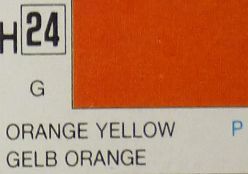 COLORI MODELLISMO ORANGE YELLOW GLOSS ml 10 Pz.6 GUNZE GU0024