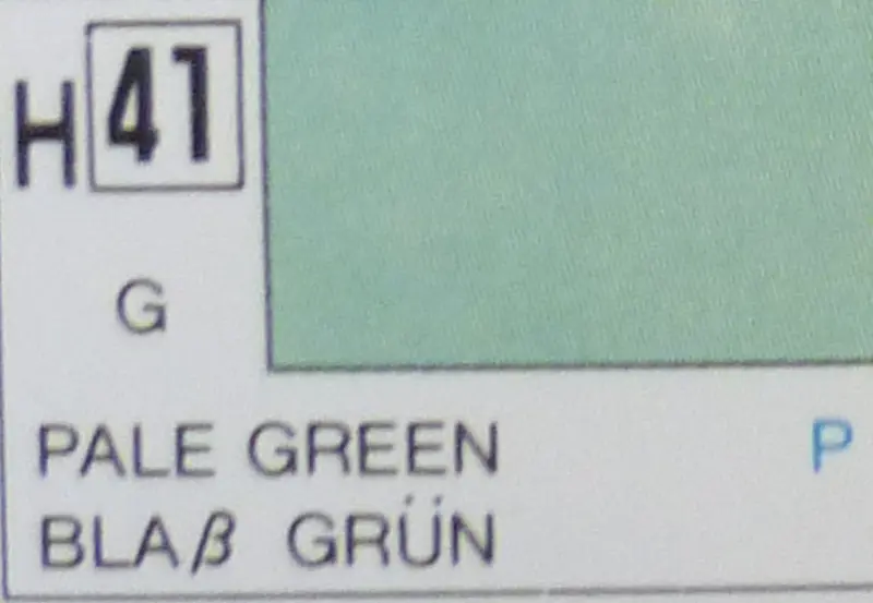 COLORI MODELLISMO PALE GREEN GLOSS ml 10 Pz.6 GUNZE GU0041