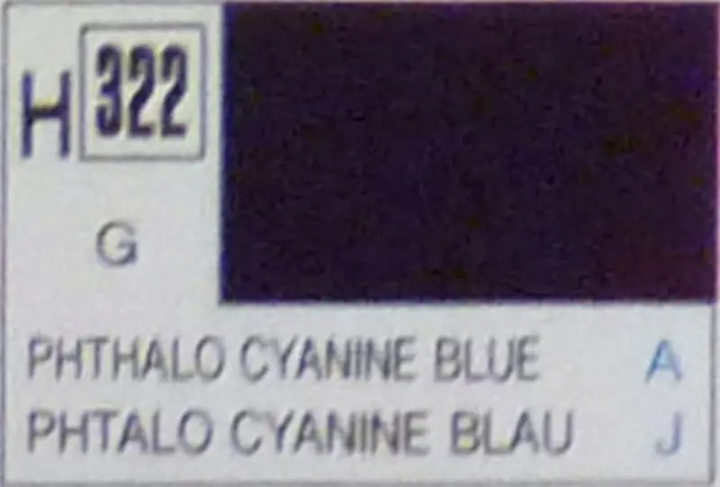 COLORI MODELLISMO PHTHALO CYANNE BLUE GLOSS ml 10 Pz.6 GUNZE GU0322