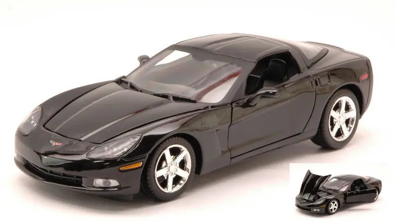 CORVETTE C6 2005 BLACK 1