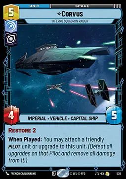 Corvus, Raider Della Squadra Inferno - Salto nell'Iperspazio (Rare) [JTL-536]