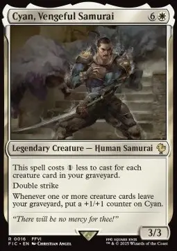 Cyan, Vengeful Samurai - Commander