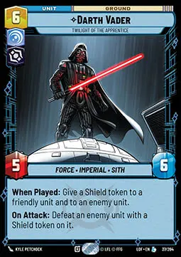 Darth Vader, Il Crepuscolo Dell'Apprendista - Leggende della Forza (Legendary) [LOF-037]