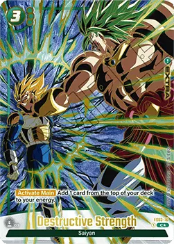 Destructive Strength (FS03-16) - Unnumbered Promos [Fusion World] (Common) [FWUP-FS03-16]