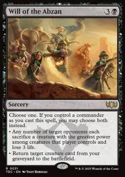Determinazione degli Abzan - Commander