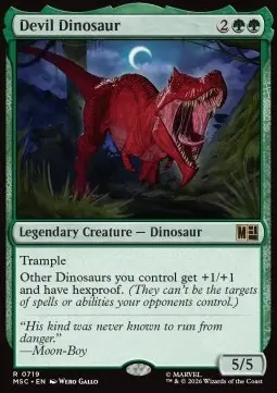 Devil Dinosaur - Commander