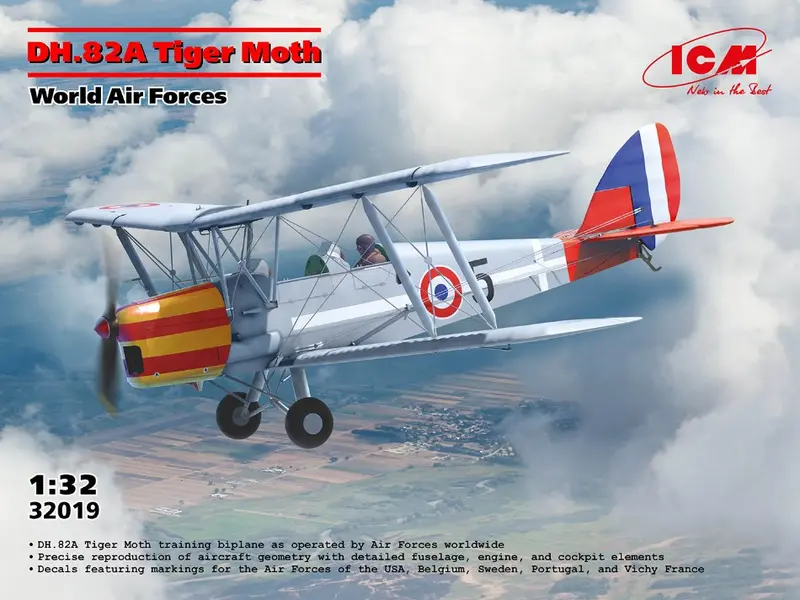 DH.82A TIGER MOTH OF THE WORLD AIR FORCES KIT 1