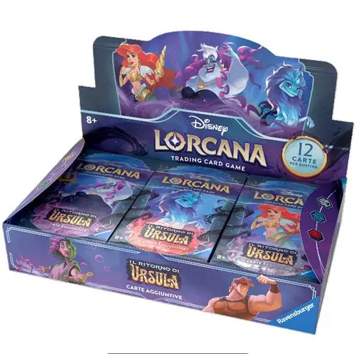 Disney Lorcana Il Ritorno di Ursula Booster Pack da 24 Bustine ITA