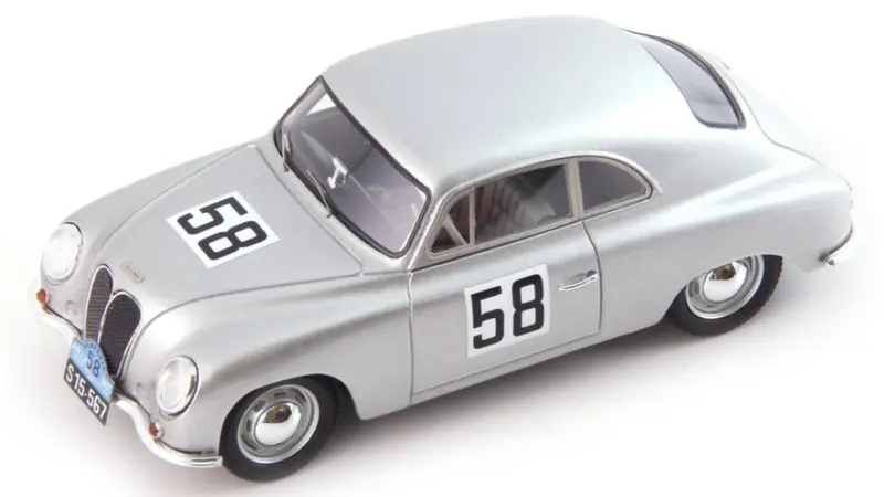 DKW F91 SPORTWAGEN "SEMPERIT RALLY 57" 1954 SILVER 1