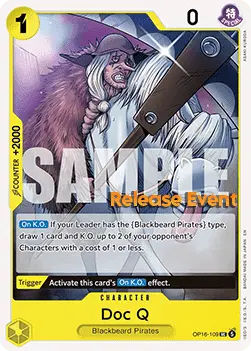 Doc Q (OP16-109) - Promos