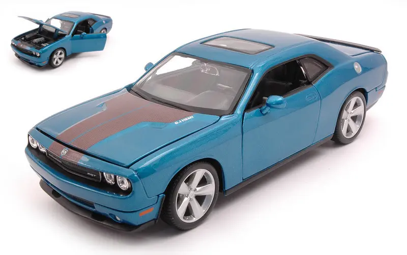 DODGE CHALLENGER SRT8 2008 BLUE 1