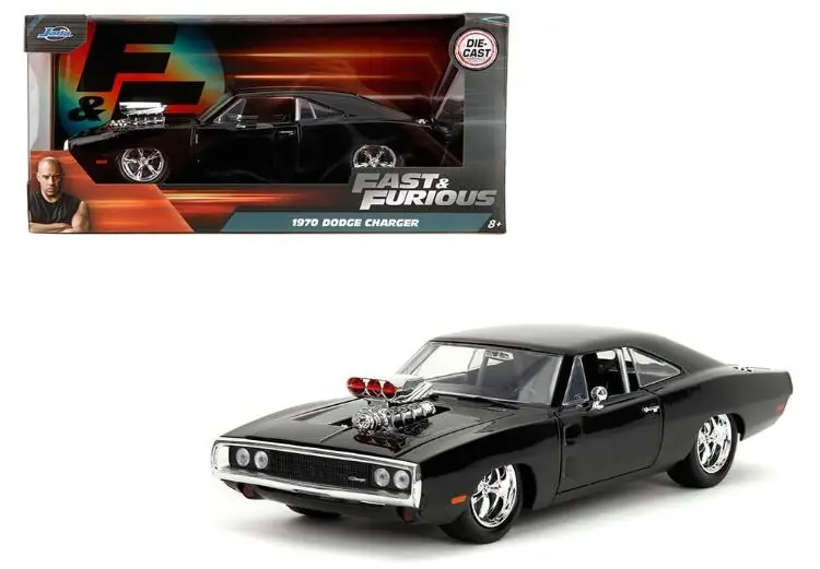 DODGE CHARGER 1970 FAST & FURIOUS GLOSSY BLACK 1