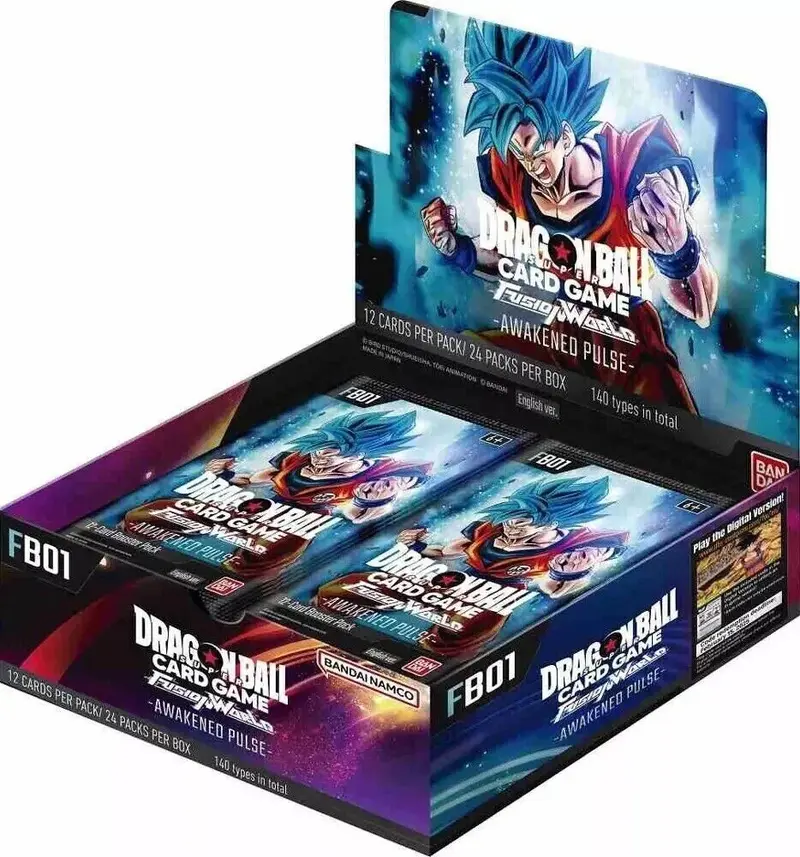 Dragon Ball Super Card Game Fusion World Awekend Pulse Box 24 Buste FB-01 ENG
