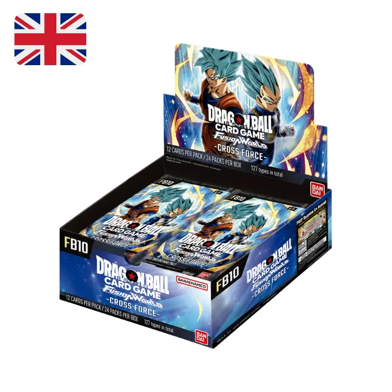 Dragon Ball Super Card Game Fusion World Cross Force Box 24 Buste FB-10 ENG
