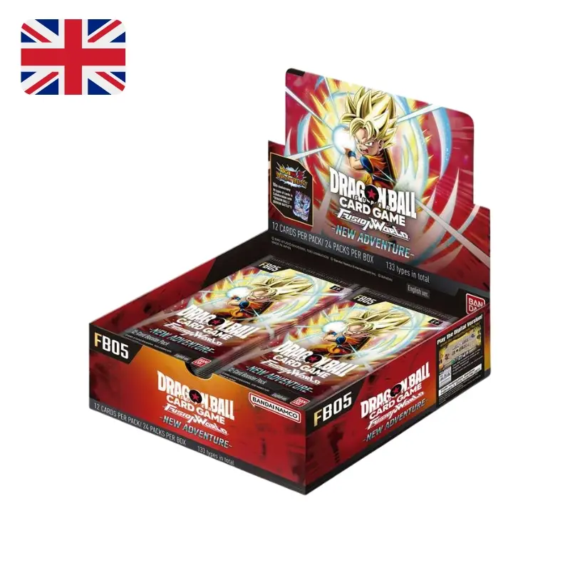Dragon Ball Super Card Game Fusion World New Adventure Box 24 Buste FB-05 ENG