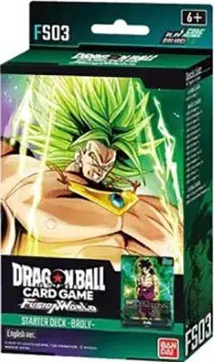Dragon Ball Super Card Game Fusion World Starter Deck Broly FS-03 ENG