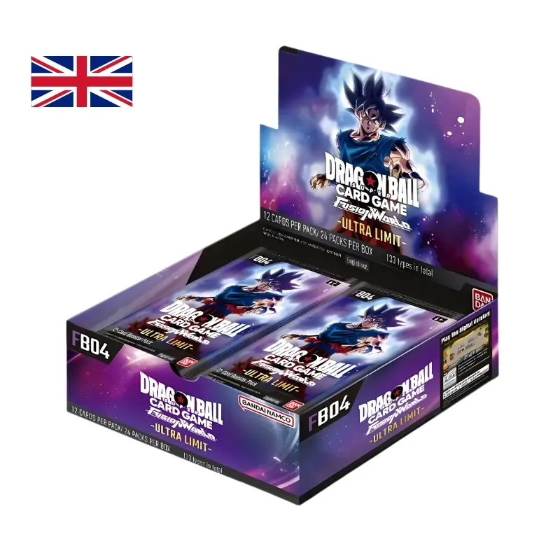 Dragon Ball Super Card Game Fusion World Ultra Limit Box 24 Buste FB-04 ENG