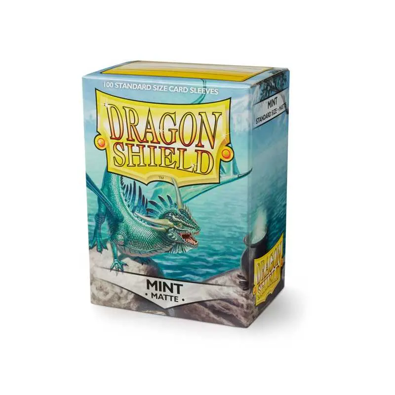 Dragon Shield Sleeves Mentolo Opaco Bayaga – 100 Bustine Standard Matte AT-11025