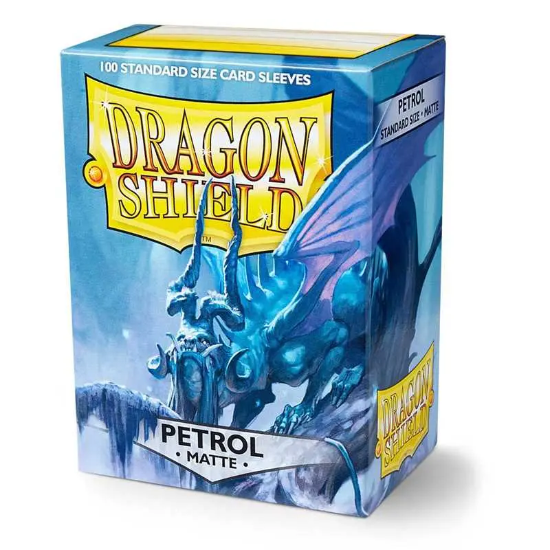 Dragon Shield Sleeves Petrol Opaco Abigan – 100 Bustine Standard Matte AT-11020