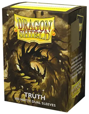 Dragon Shield Sleeves Standard Size Matte Dual Truth 100 Sleeves - Bustine Protettive TCG MTG Pokemon