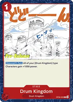 Drum Kingdom (OP08-020) - Promos