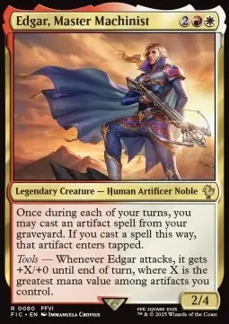 Edgar, Master Machinist - Commander