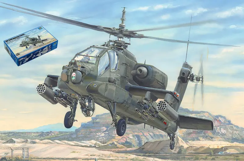 ELICOTTERO AH-64A APACHE EARLY KIT 1