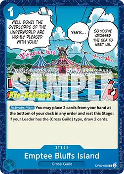 Emptee Bluffs Island (OP09-060) - Promos