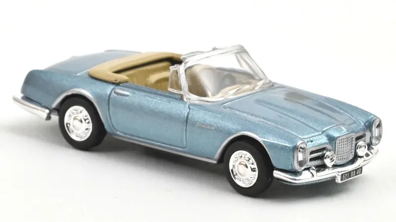 FACEL VEGA III CONVERTIBLE 1963 LIGHT BLUE METALLIC 1