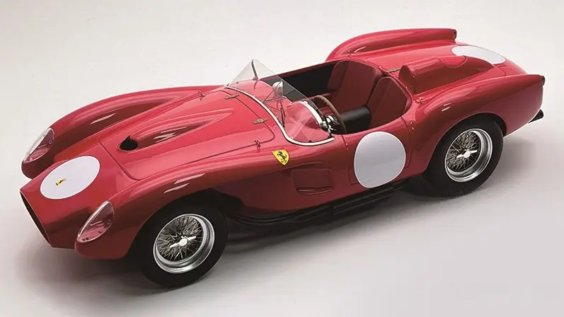 FERRARI 250 TR PONTOON-FENDER PRESS CLIENTI 1958 CORSA RED/WHITE 1