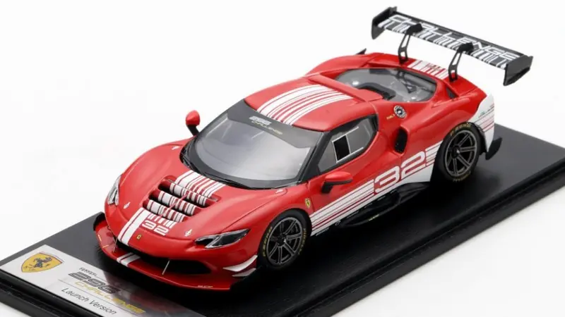 FERRARI 296 CHALLENGE RED 1