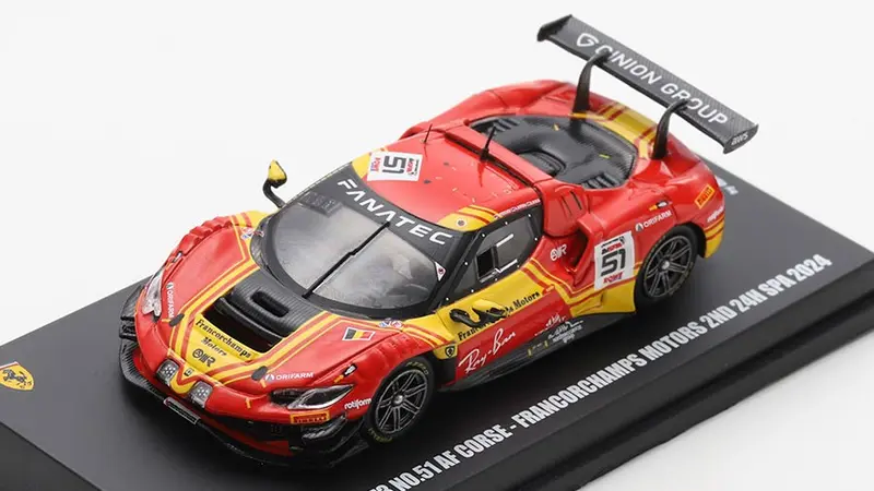 FERRARI 296 GT3 N.51 2nd 24H SPA 2024 ROVERA-RIGON-PIER GUIDI 1