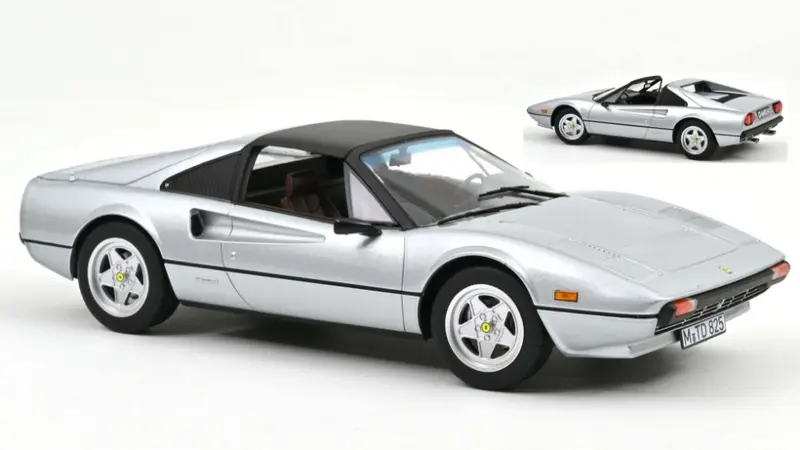FERRARI 308 GTS 1982 SILVER 1