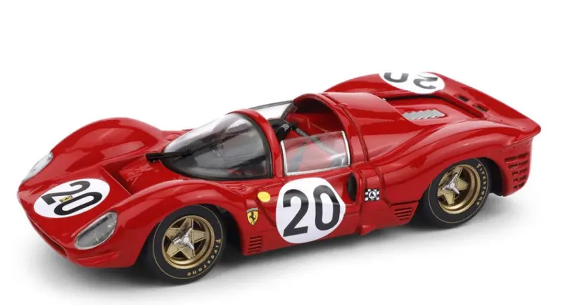 FERRARI 330 P 4 SPYDER N.20 24 H LE MANS 1967 AMON-VACCARELLA 1