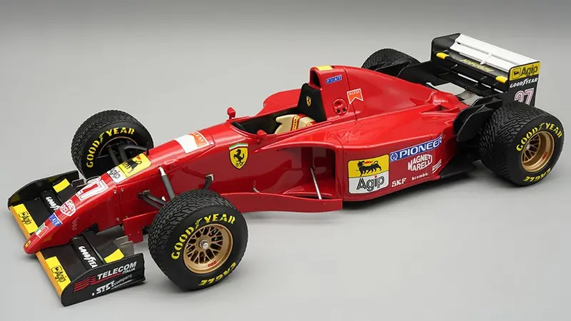 FERRARI 412T2 N.27 JAPAN GP 1995 RAIN TYRES J.ALESI 1