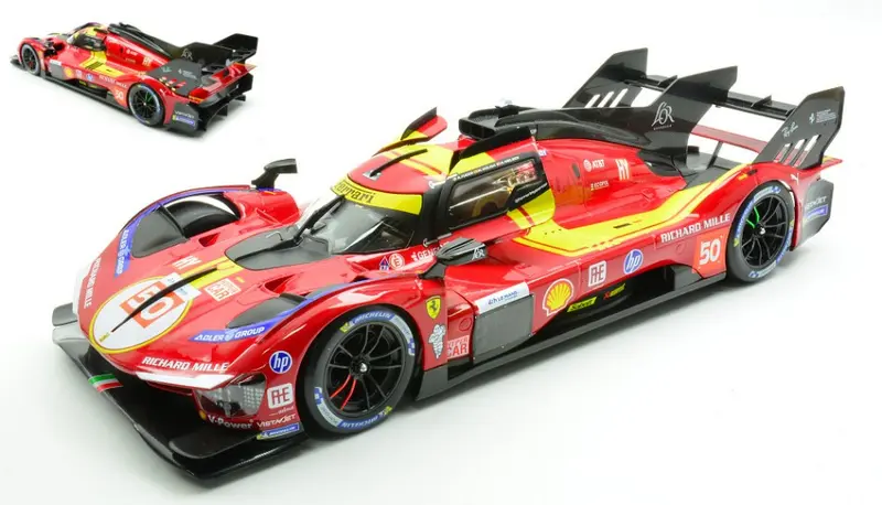 FERRARI 499P N.50 LE MANS 2025 FUOCO-NIELSEN-MOLINA 1