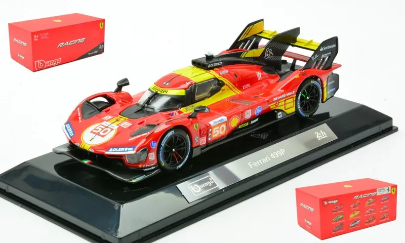 FERRARI 499P N.50 WINN.LE MANS 2024 FUOCO-NIELSEN-MOLINA SIGNATURE 1