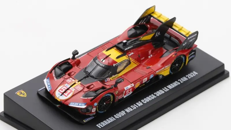 FERRARI 499P N.51 3rd LE MANS 2024 PIER GUIDI-CALADO-GIOVINAZZI 1