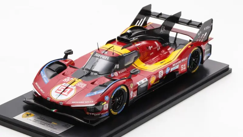 FERRARI 499P N.51 3rd LE MANS 2025 PIER GUIDI-CALADO-GIOVINAZZI 1