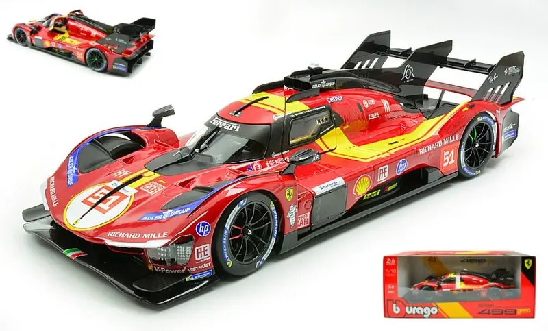 FERRARI 499P N.51 3rd LE MANS 2025 PIER GUIDI-CALADO-GIOVINAZZI 1