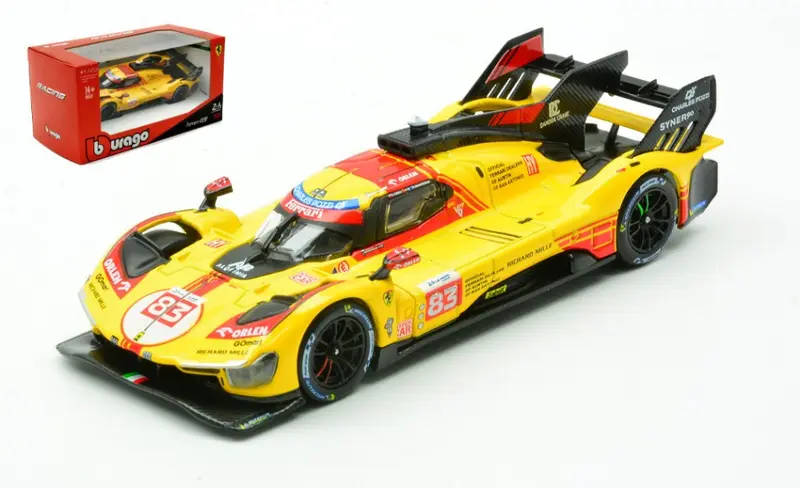 FERRARI 499P N.83 24 H LE MANS 2024 KUBICA-YIFEI-SCARCMAN 1